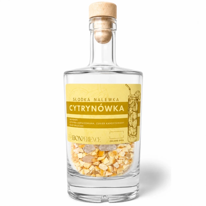 Cytrynówka YELLOW z liofilizowaną cytryną i cukrem kandyzowanym
