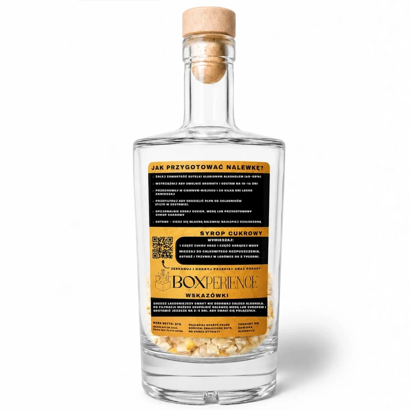Zestaw do samodzielnego przygotowania nalewki cytrynowej 500 ml